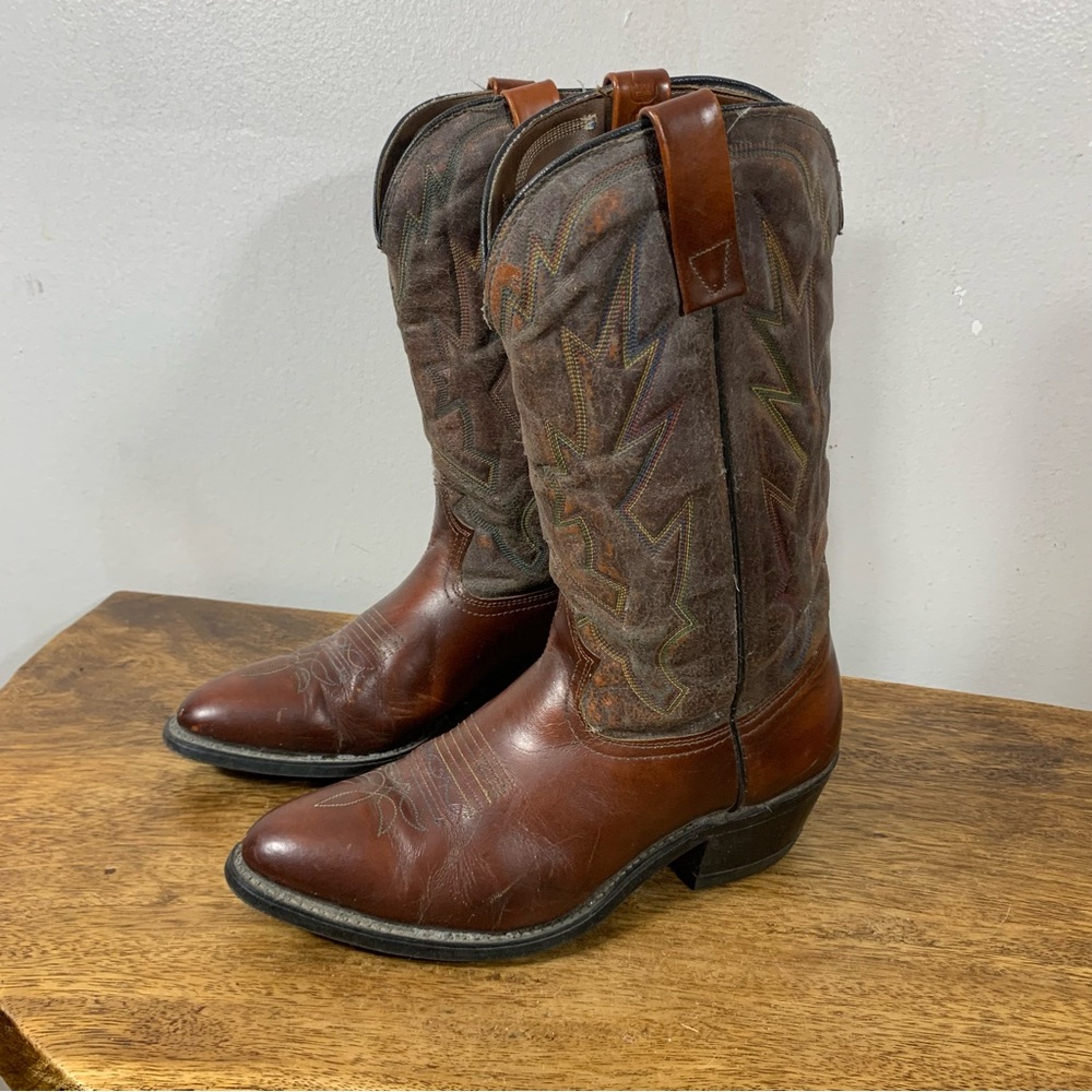 Durango vintage cowboy leather boots